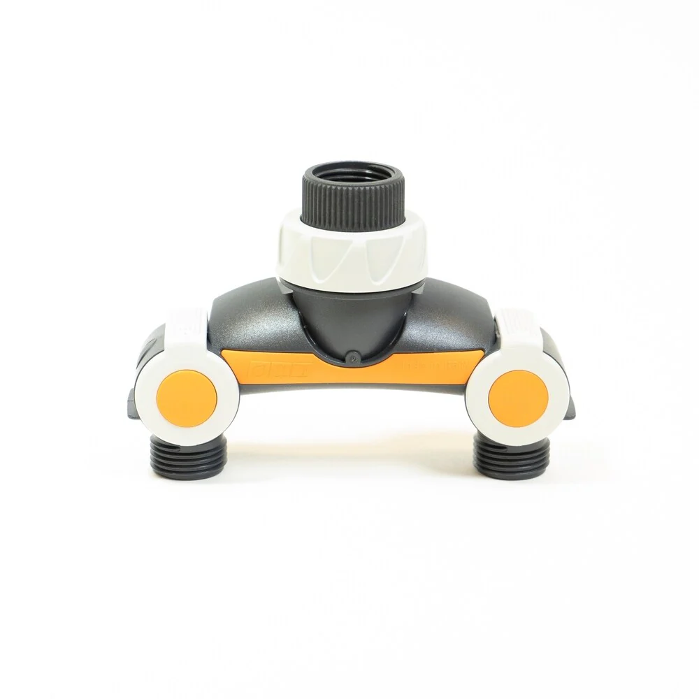 Sprinkler, Watering Timer, Nozzle, Quick-Connect, and Dual-Tap Connector