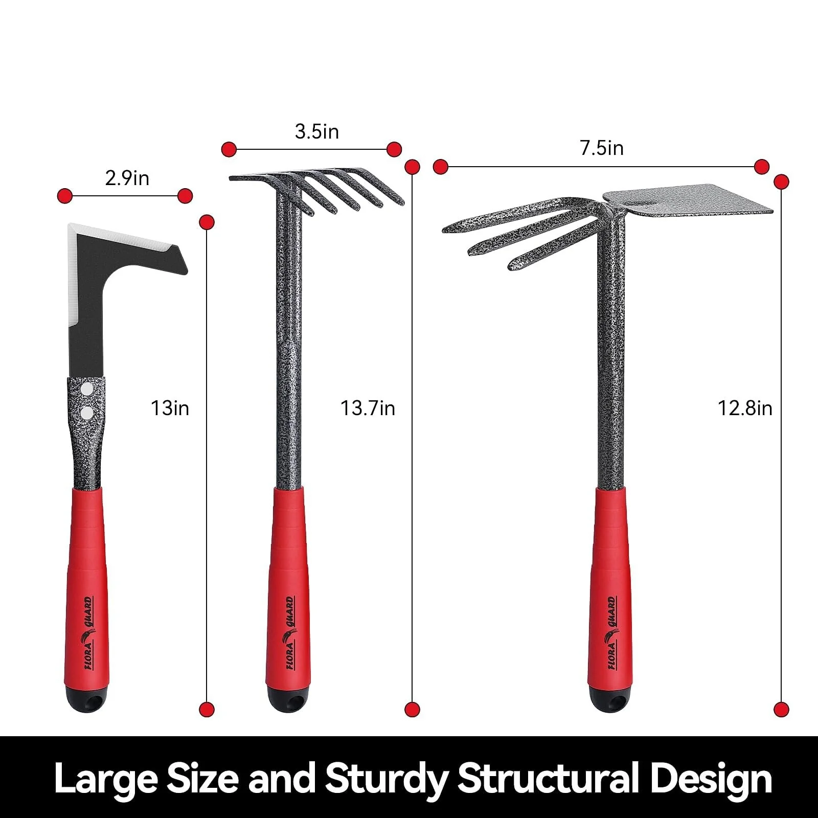 Garden Tools Set Gardening Hand Tools, Sturdy & Durable