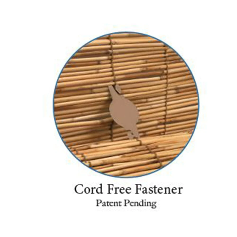72-inch Natural Peeled and Polished Reed Blind