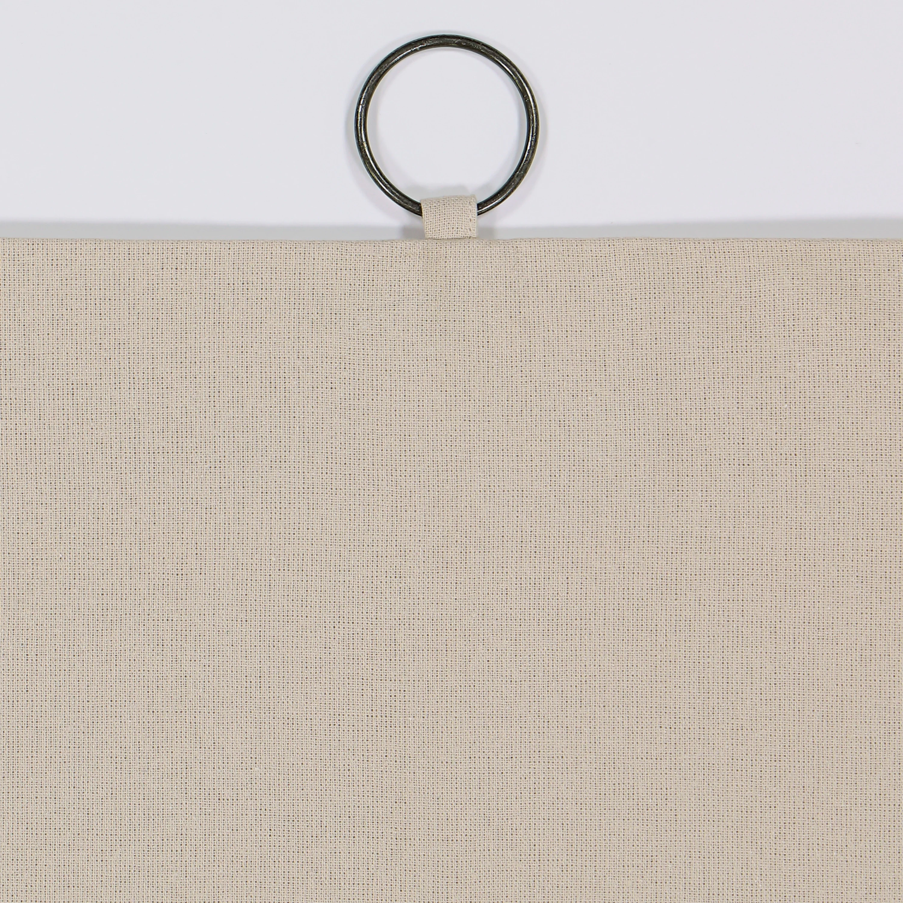 Light Filtering Ringed Window Curtain Panel