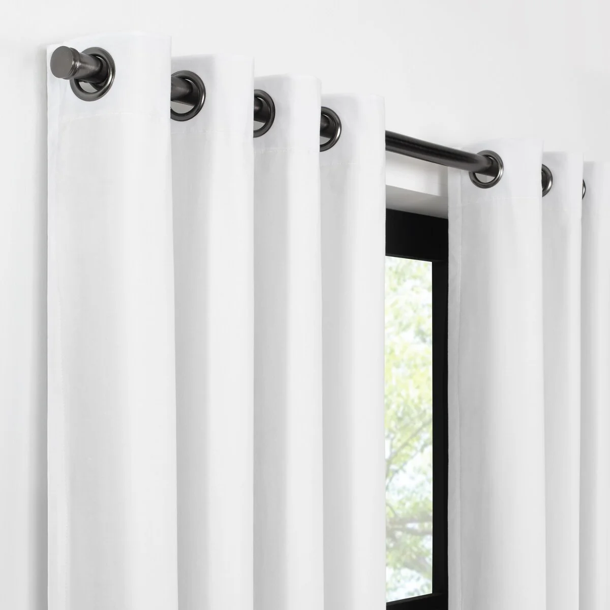 Luxury Cotton Velvet 100% Blackout Grommet Curtain Window Panel