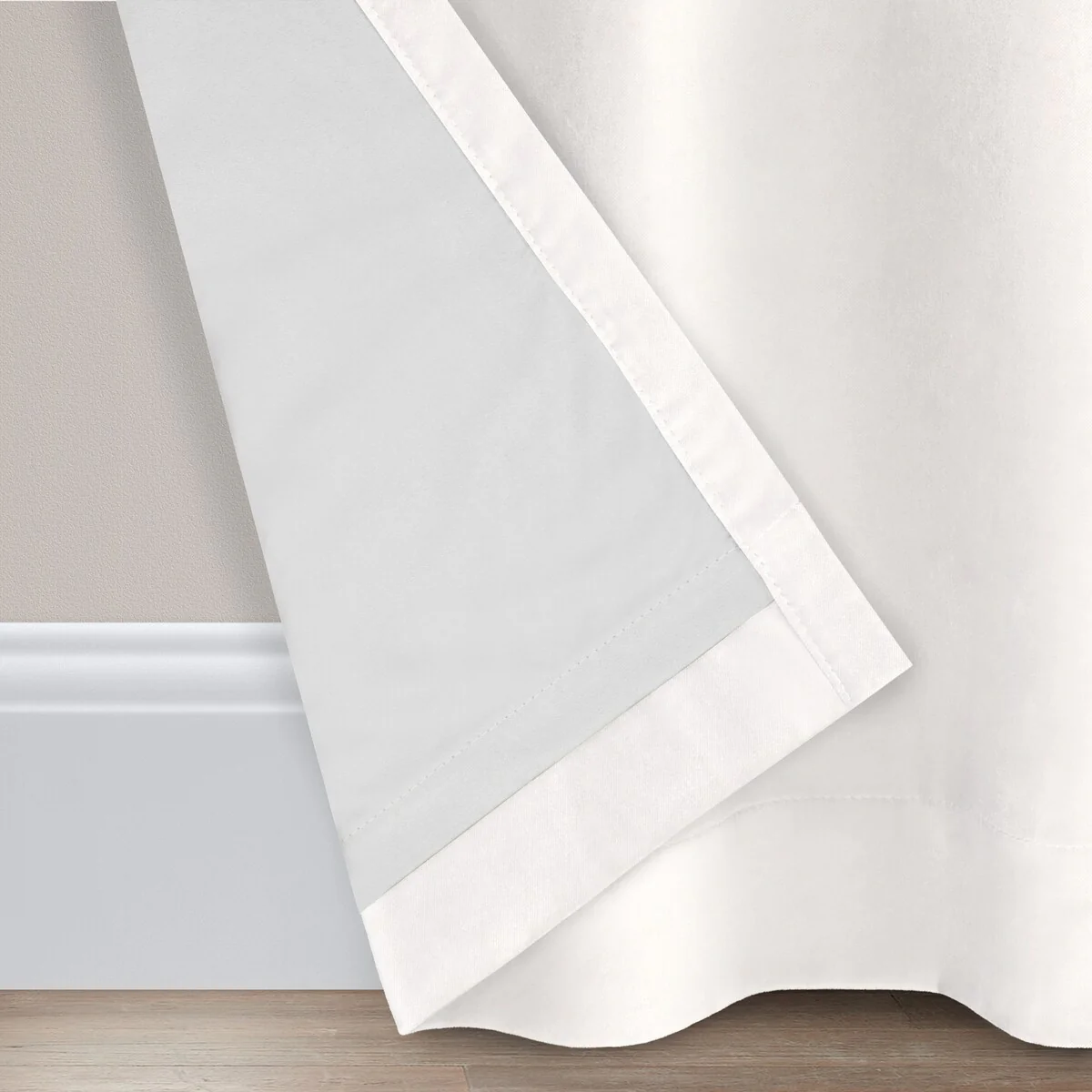 Luxury Cotton Velvet 100% Blackout Grommet Curtain Window Panel